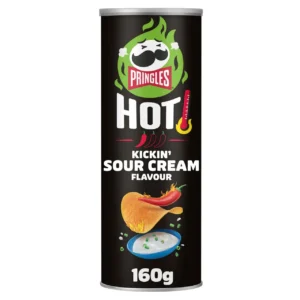 pringles hot kickin` sour cream 160g