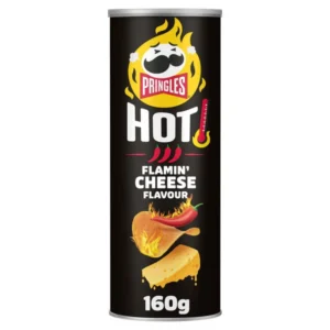 pringles hot flamin` cheese 160g