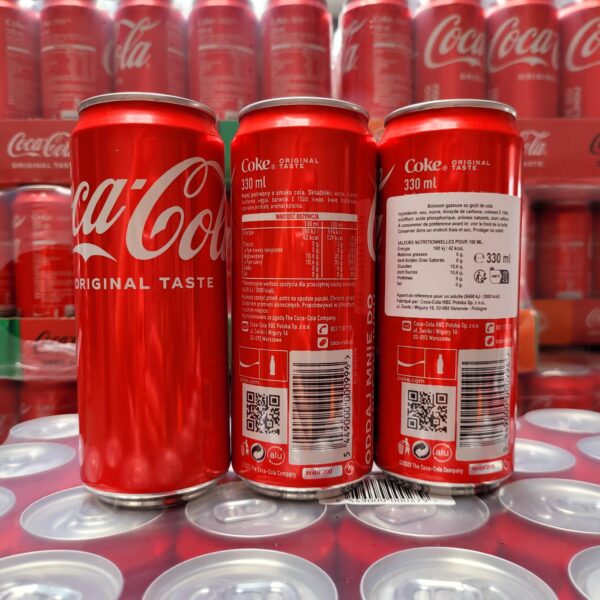 coca cola 330ml slim can