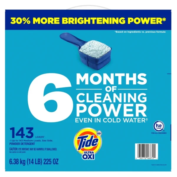 🧼 tide – pods ultra oxi 143 washes