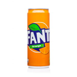 fanta orange 330ml slim can