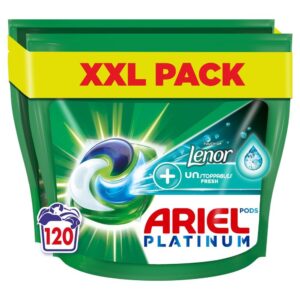 🧼ariel all in 1 pods with lenor unstoppables (120 washes)