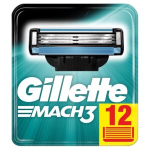 🪒 gillette – mach3 razor blades (12 pack)