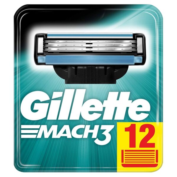 🪒 gillette – mach3 razor blades (12 pack)