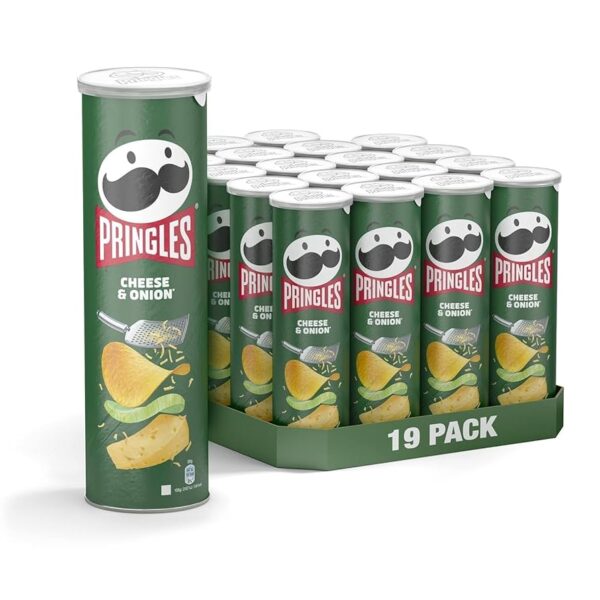 pringles cheese & onion 165g