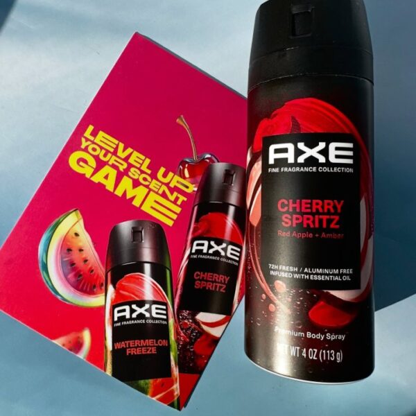 🧴 axe fine fragrance body spray – cherry spritz – aluminum free (4 oz)