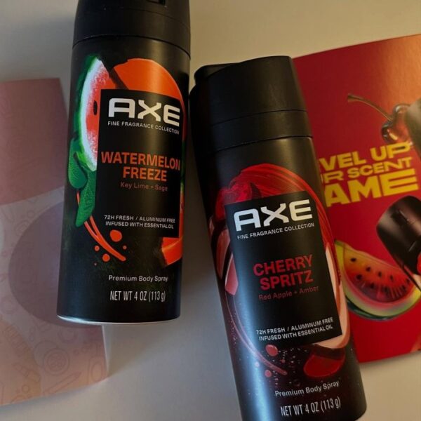 🧴 axe fine fragrance body spray – cherry spritz – aluminum free (4 oz)