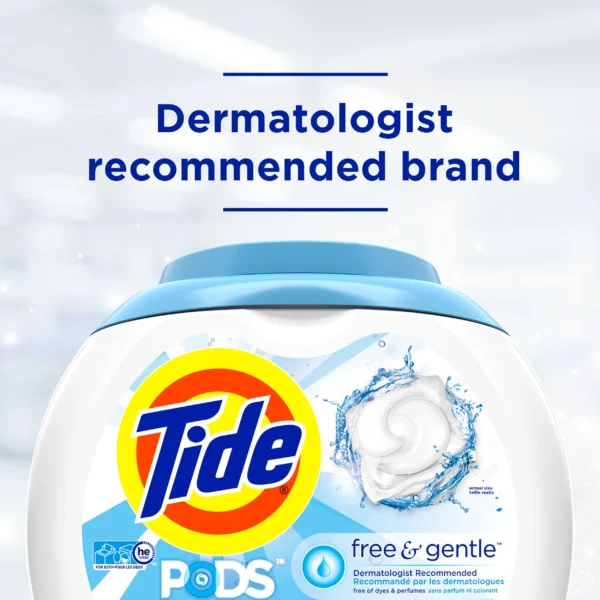 🧼tide pods free & gentle he laundry detergent pacs