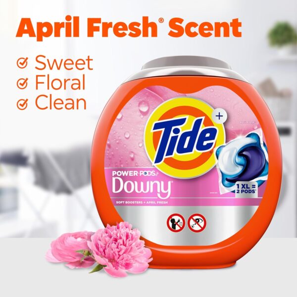 🧼tide power pods 2 in 1 + downy (45 count)
