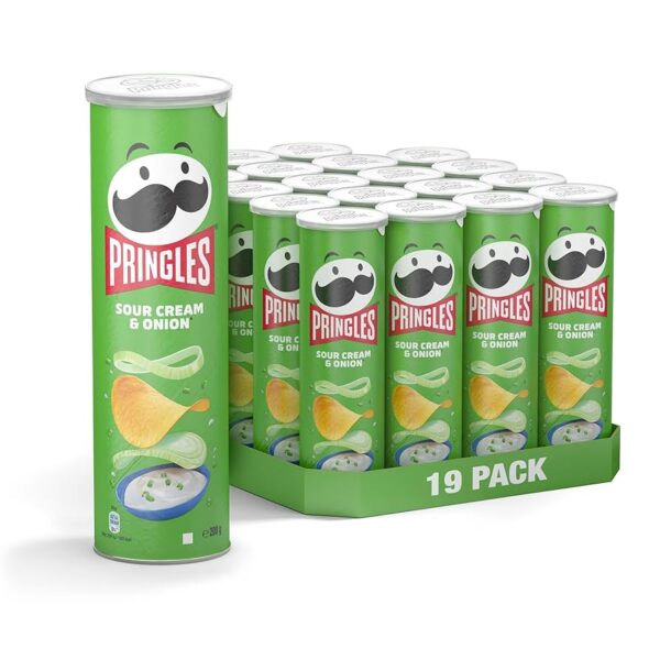 pringles sour cream & onion 165g