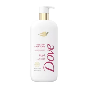 🧴 dove serum body wash 5% pro ceramide serum with bha melanin even tone 18.5 fl oz