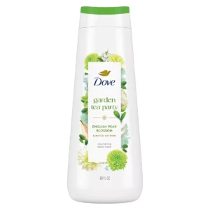 🧴 dove beauty garden tea party body wash english pear blossom limited edition 20 fl oz