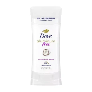 🧴dove beauty coconut & pink jasmine solid deodorant stick aluminum free 2.6oz
