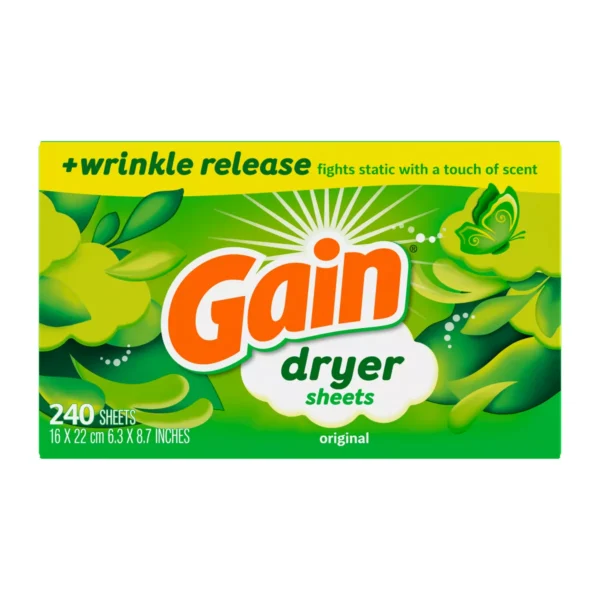 🧼gain original fabric softener dryer sheets 240