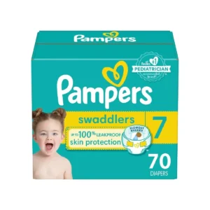 👶 pampers swaddlers sensitive disposable diapers – size 7 (70 count)