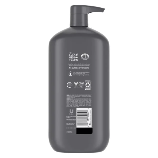 🧴 dove men+care extra fresh refreshing body & face wash pump sulfate free 30 fl oz