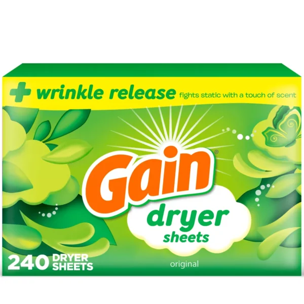 🧼gain original fabric softener dryer sheets 240