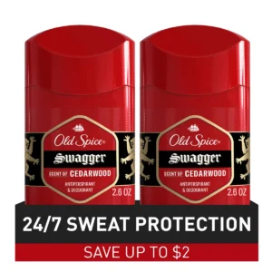 old spice red collection swagger invisible solid antiperspirant & deodorant for men 2.6oz
