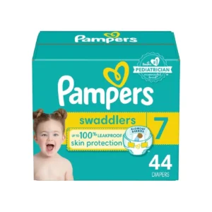 👶 pampers swaddlers sensitive disposable diapers – size 7 (44 count)