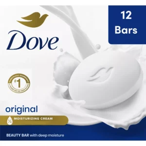 🧼dove beauty white moisturizing beauty bar soap 12 bars