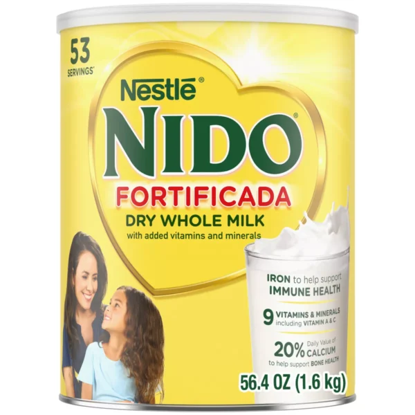 🥛 nestlé nido fortificada toddler & kids powdered milk beverage – 56.4 oz (1.6 kg)