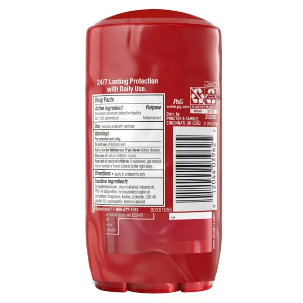 old spice red collection swagger invisible solid antiperspirant & deodorant for men 2.6oz