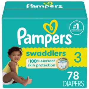 👶 pampers swaddlers sensitive disposable diapers – size 3 (76 count)