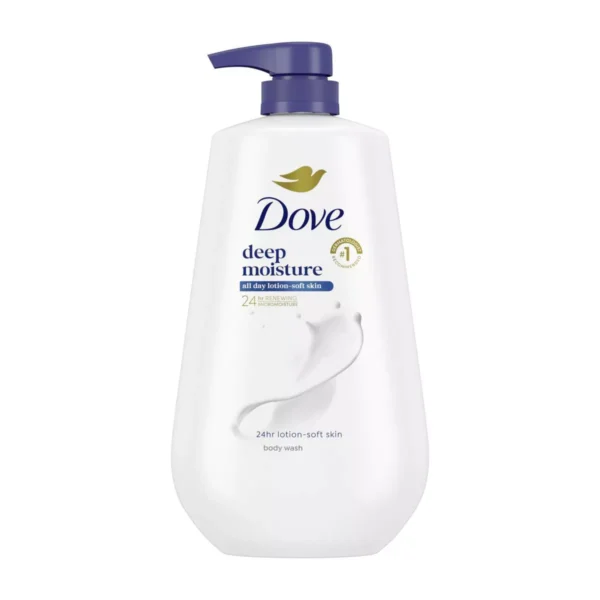 🧴 dove deep moisture body wash nourishes the driest skin 24hr lotion soft skin 30.6 fl oz