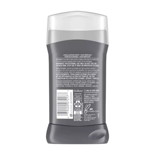 🧴Dove Men+Care 72-Hour Solid Deodorant Stick – Extra Fresh, Aluminum-Free (3 oz) - Image 4