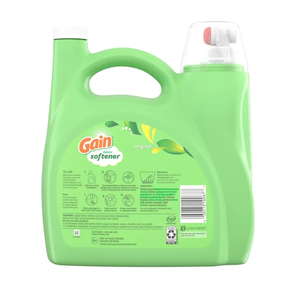 🧼gain liquid fabric softener original scent 190