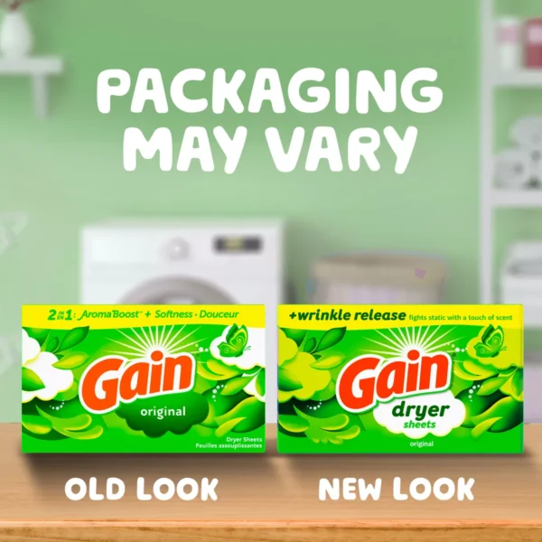 🧼gain original fabric softener dryer sheets 240