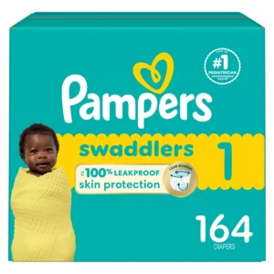 👶 pampers swaddlers sensitive disposable diapers – size 1 (164 count)