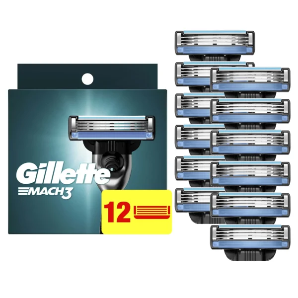 🪒 gillette – mach3 razor blades (12 pack)