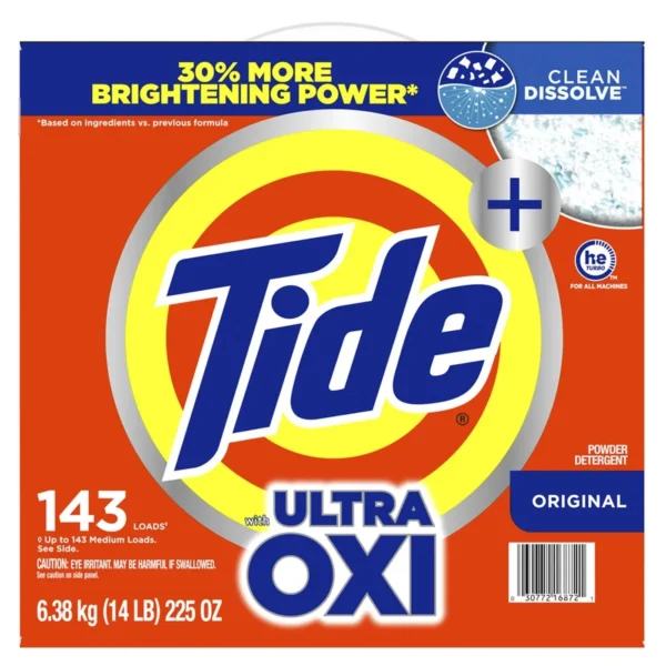 🧼 tide – pods ultra oxi 143 washes