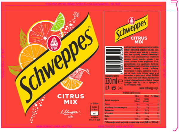 schweppes citrus mix 330ml