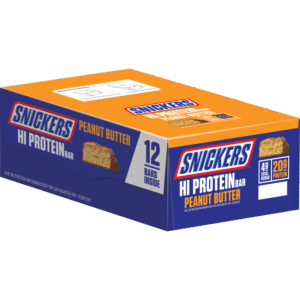 snickers hi protein original bars, 24.12 oz (12 count box)