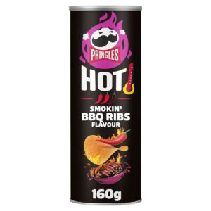 pringles hot smokin` bbq ribs 160g