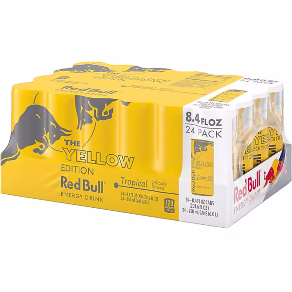 red bull tropical 250ml (yellow)