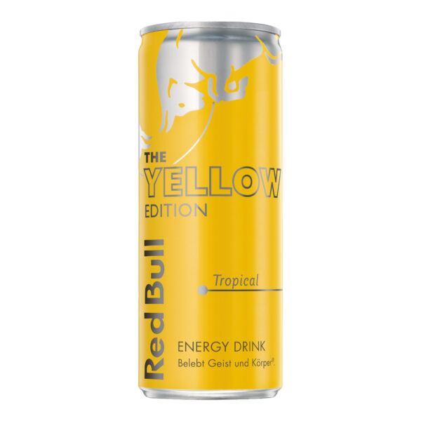 red bull tropical 250ml (yellow)
