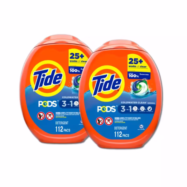 🧼tide pods original scent (112 count)