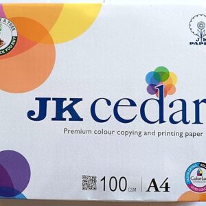 jk a4 cedar white copier paper,100 gsm (pack of 1 ream) 500 sheet dual side printing all type printer